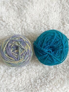2 Cakes of Malabrigo Rios Hand Dyed Worsted Yarn Merino Wool Balls